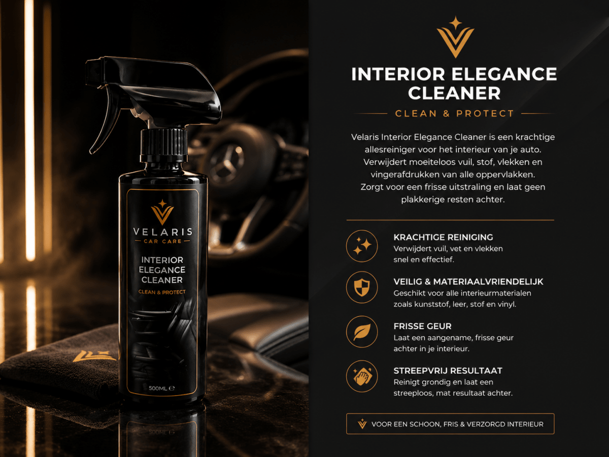 Velaris Interior Elegance Cleaner voor kunststof, vinyl en leer