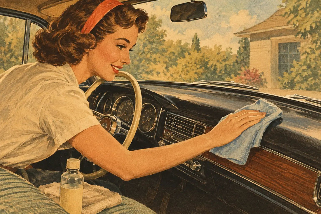 Dashboard streeploos schoonmaken thuis zonder waas - Velaris car care