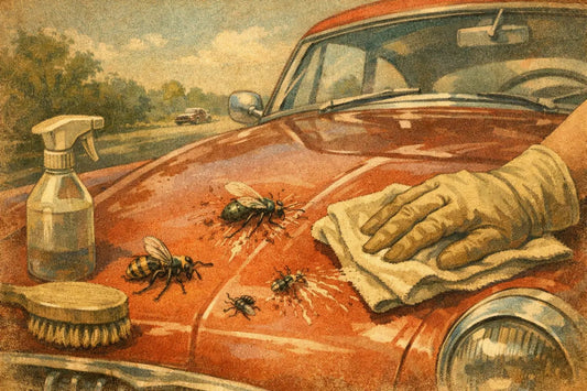 Insecten van autolak verwijderen zonder schade - Velaris car care
