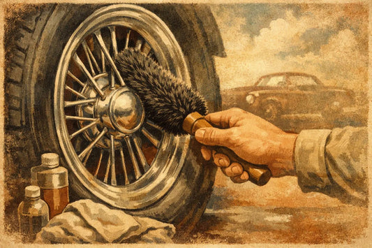 Velgenborstel voor smalle spaken kiezen - Velaris car care